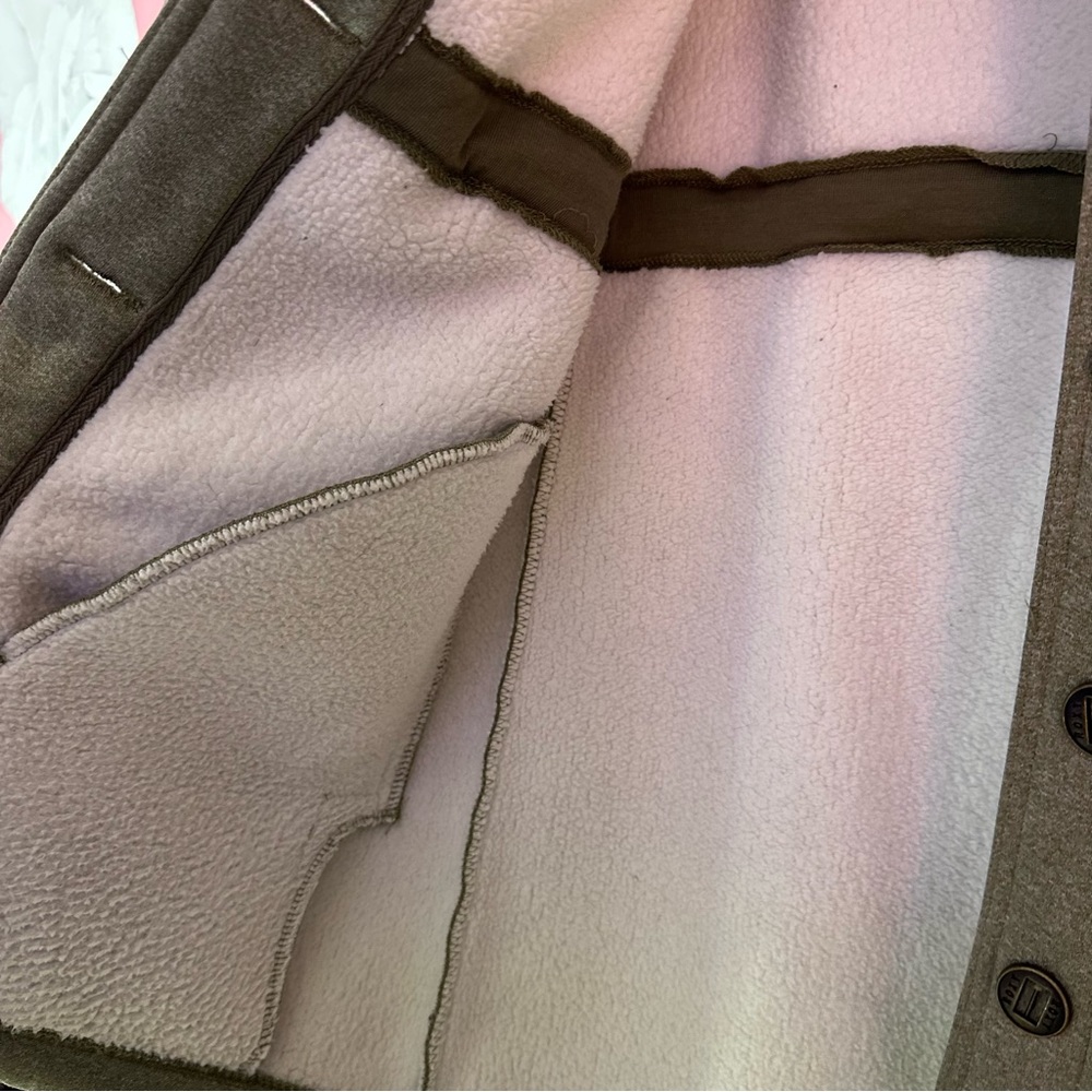 Roxy Light Olive Green Jacket With Drawstring Wai… - image 6